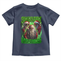 Funny Xmas Toddler T Shirt Skibidi Rizzmas Cool Santa Rizz