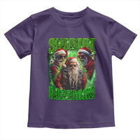 Funny Xmas Toddler T Shirt Skibidi Rizzmas Cool Santa Rizz