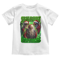 Funny Xmas Toddler T Shirt Skibidi Rizzmas Cool Santa Rizz