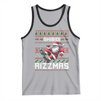 Funny Xmas Tank Top Skibidi Rizzmas Cool Santa Skateboard Rizz
