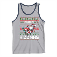 Funny Xmas Tank Top Skibidi Rizzmas Cool Santa Skateboard Rizz