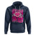 Valentine's Day Hoodie Retro Groovy Love Vibes Heart Eyes - Wonder Print Shop