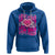 Valentine's Day Hoodie Retro Groovy Love Vibes Heart Eyes - Wonder Print Shop