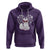 Valentine's Day Hoodie Arctic Snow Fox Heart Glasses Snowflake Animal Lover - Wonder Print Shop