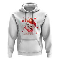 Valentine's Day Hoodie Vintage Retro Puppy Dog Cowboy - Wonder Print Shop