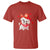 Valentine's Day T Shirt Vintage Retro Puppy Dog Cowboy - Wonder Print Shop