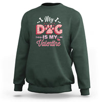 Valentine's Day Sweatshirt My Dogs Are My Valentine Pet Heart - Wonder Print Shop
