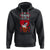 Valentine's Day Hoodie My Frenchie Is My Valentine Cute French Bulldog Rose Heart - Wonder Print Shop