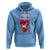 Valentine's Day Hoodie My Frenchie Is My Valentine Cute French Bulldog Rose Heart - Wonder Print Shop