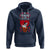 Valentine's Day Hoodie My Frenchie Is My Valentine Cute French Bulldog Rose Heart - Wonder Print Shop