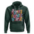 Valentine's Day Hoodie Retro Groovy Cupids Favorite Nurse - Wonder Print Shop