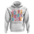 Valentine's Day Hoodie Retro Groovy Cupids Favorite Nurse - Wonder Print Shop