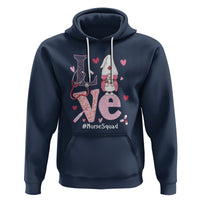 Valentine's Day Hoodie LOVE Nurse Squad Cute Gnome - Wonder Print Shop