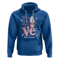 Valentine's Day Hoodie LOVE Nurse Squad Cute Gnome - Wonder Print Shop