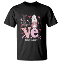 Valentine's Day T Shirt LOVE Nurse Squad Cute Gnome - Wonder Print Shop