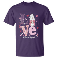 Valentine's Day T Shirt LOVE Nurse Squad Cute Gnome - Wonder Print Shop