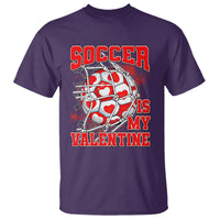 Valentine's Day T Shirt Soccer Is My Valentine Funny Sport - Wonder Print Shop