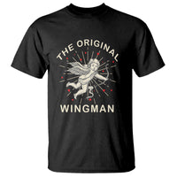 Valentine's Day T Shirt The Original Wingman Vintage Cupid Aesthestic - Wonder Print Shop