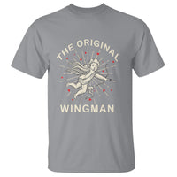 Valentine's Day T Shirt The Original Wingman Vintage Cupid Aesthestic - Wonder Print Shop