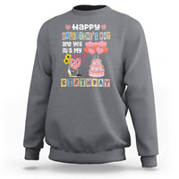 Happy Valentines Day And Yes It Is My Birthday Funny Heart Sweatshirt - Wonder Print Shop