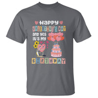 Happy Valentines Day And Yes It Is My Birthday Funny Heart T Shirt - Wonder Print Shop