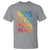 Valentine's Day T Shirt Mrs Steal Your Heart Funny Rainbow Heart - Wonder Print Shop