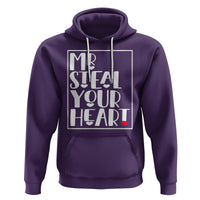 Valentine's Day Hoodie Mr Steal Your Heart Funny Heart - Wonder Print Shop