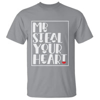 Valentine's Day T Shirt Mr Steal Your Heart Funny Heart - Wonder Print Shop
