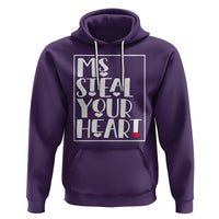 Valentine's Day Hoodie Ms Steal Your Heart Funny Heart - Wonder Print Shop