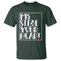 Valentine's Day T Shirt Ms Steal Your Heart Funny Heart - Wonder Print Shop