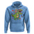 Valentine's Day Hoodie Skeleton Riding Dinosaur Rose Bouquet - Wonder Print Shop