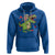 Valentine's Day Hoodie Skeleton Riding Dinosaur Rose Bouquet - Wonder Print Shop