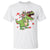 Valentine's Day T Shirt Skeleton Riding Dinosaur Rose Bouquet - Wonder Print Shop