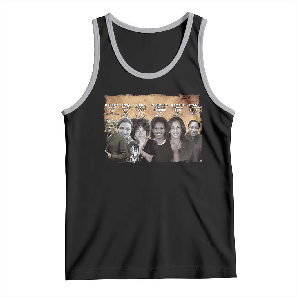 Black Women History Tank Top Harriet Led So Rosa Could Sit Black History
