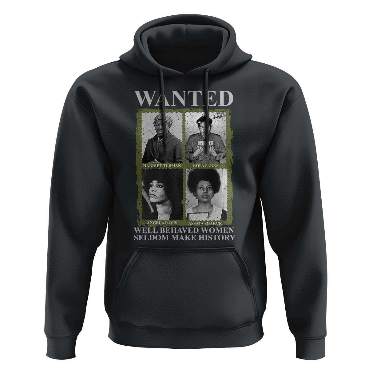 Black Women History Hoodie Harriet Tubman Rosa Parks Angela Davis Assata Shakur