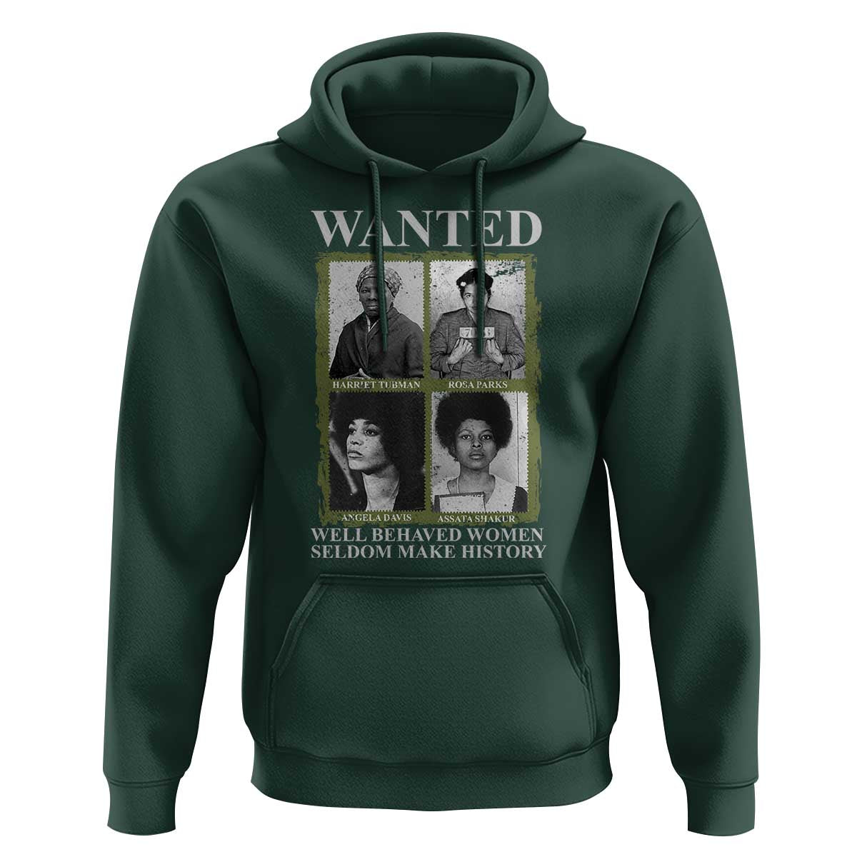 Black Women History Hoodie Harriet Tubman Rosa Parks Angela Davis Assata Shakur