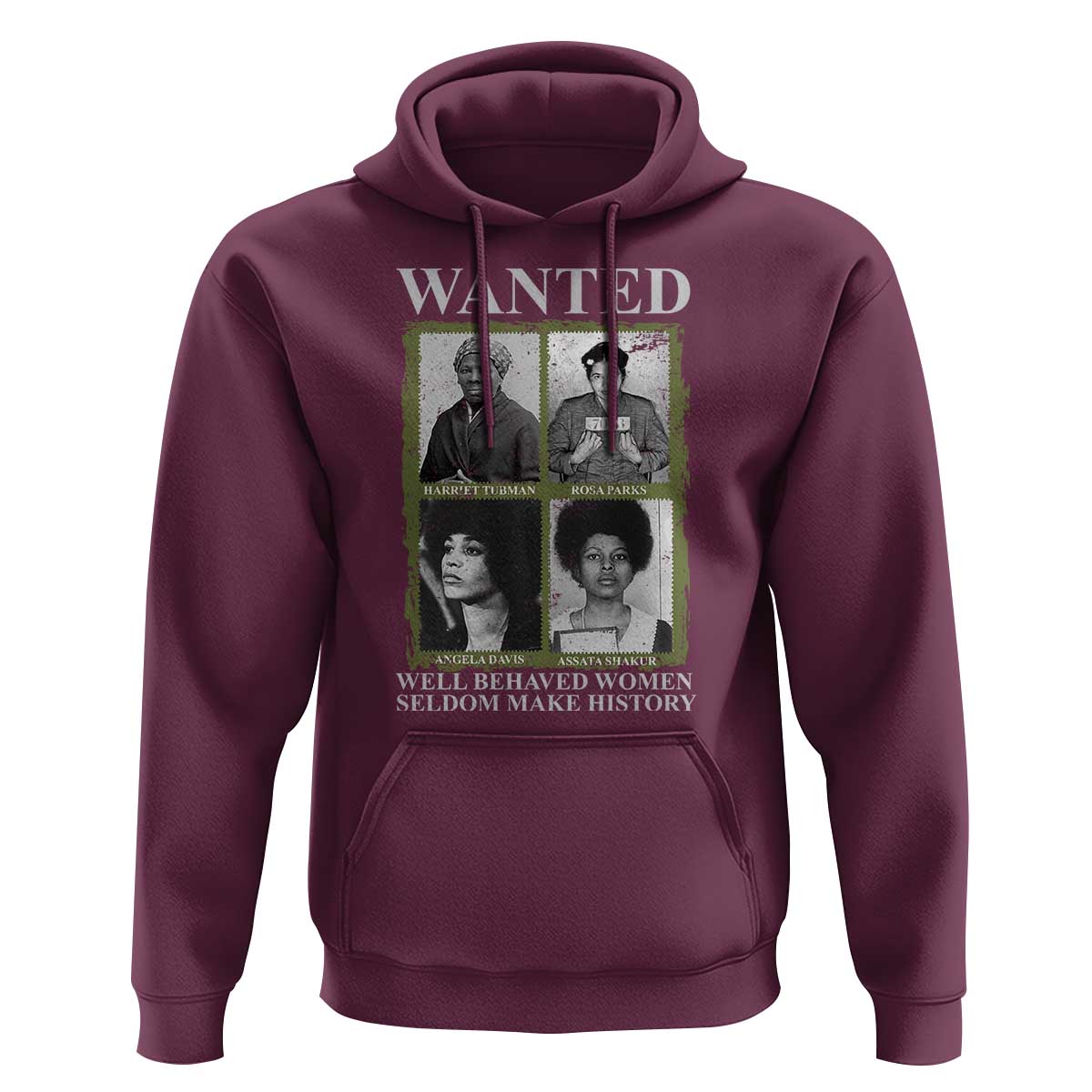 Black Women History Hoodie Harriet Tubman Rosa Parks Angela Davis Assata Shakur