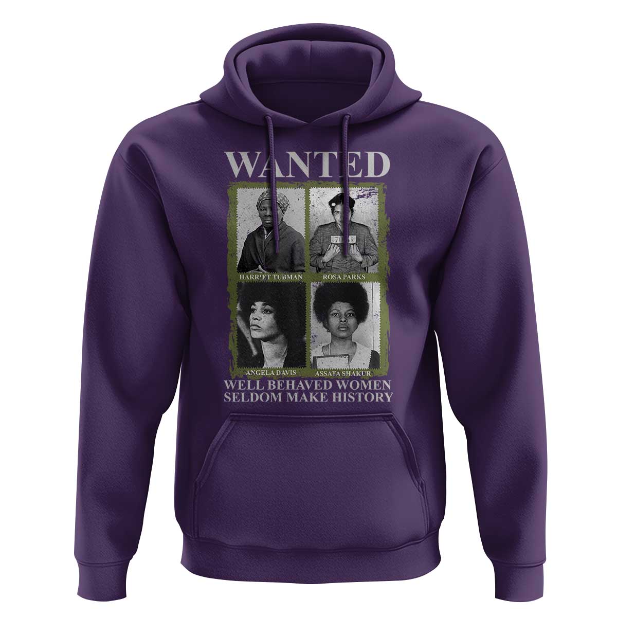 Black Women History Hoodie Harriet Tubman Rosa Parks Angela Davis Assata Shakur