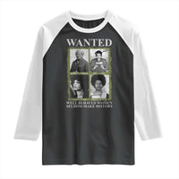 Black Women History Raglan Shirt Harriet Tubman Rosa Parks Angela Davis Assata Shakur
