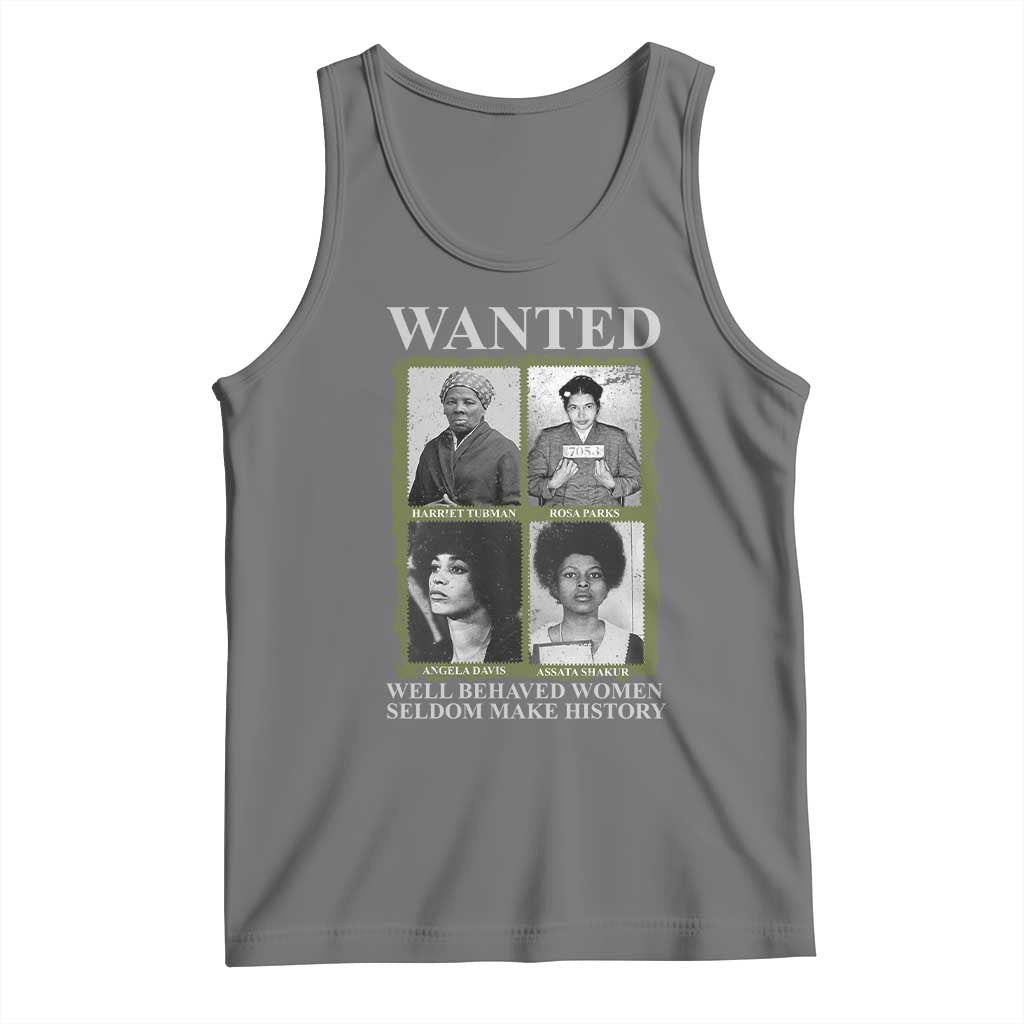 Black Women History Tank Top Harriet Tubman Rosa Parks Angela Davis Assata Shakur