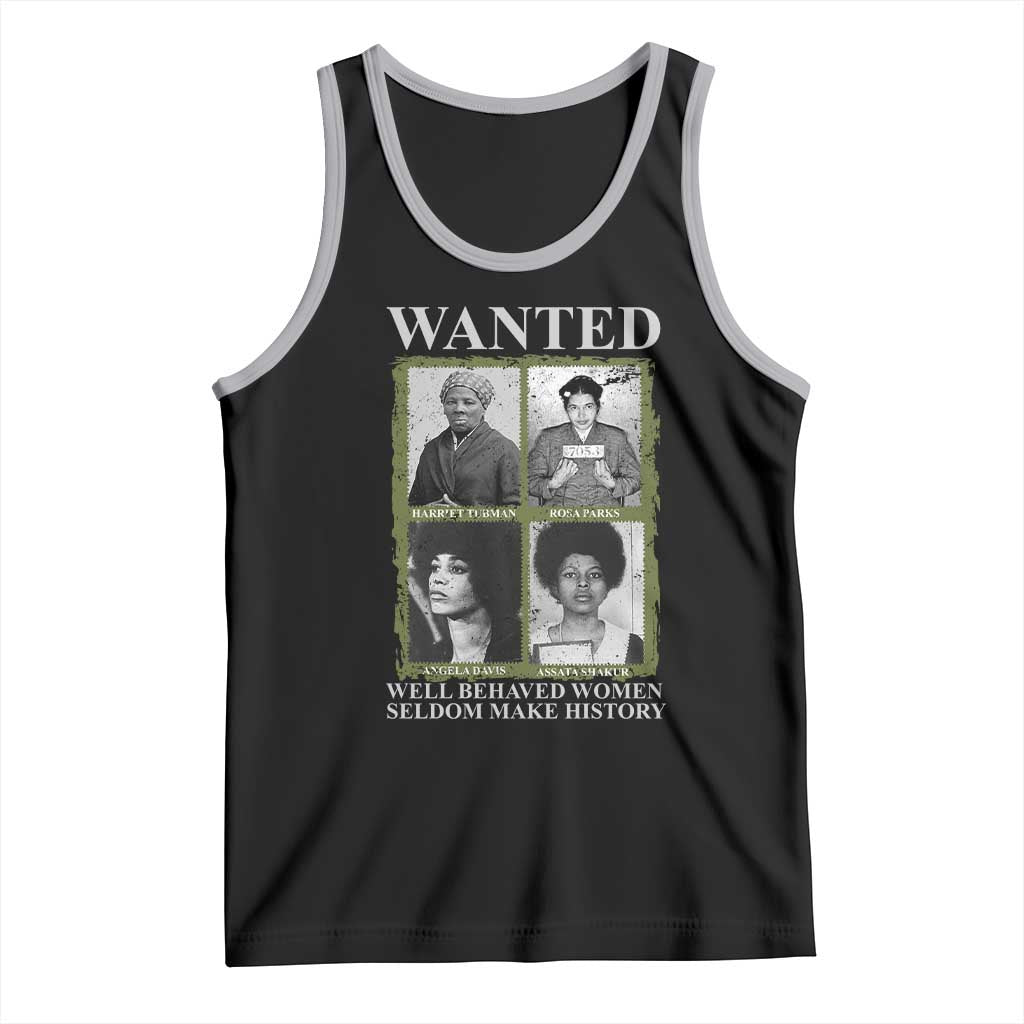 Black Women History Tank Top Harriet Tubman Rosa Parks Angela Davis Assata Shakur