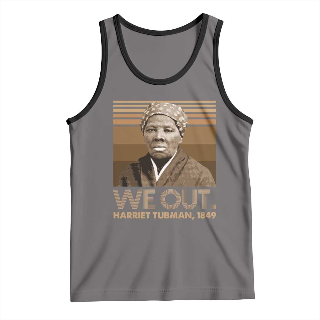 Harriet Tubman Tank Top We Out 1849 Retro Black History