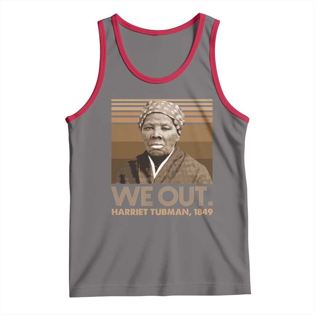 Harriet Tubman Tank Top We Out 1849 Retro Black History