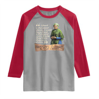Harriet Tubman Raglan Shirt If Only They Knew They Were Slaves Black History