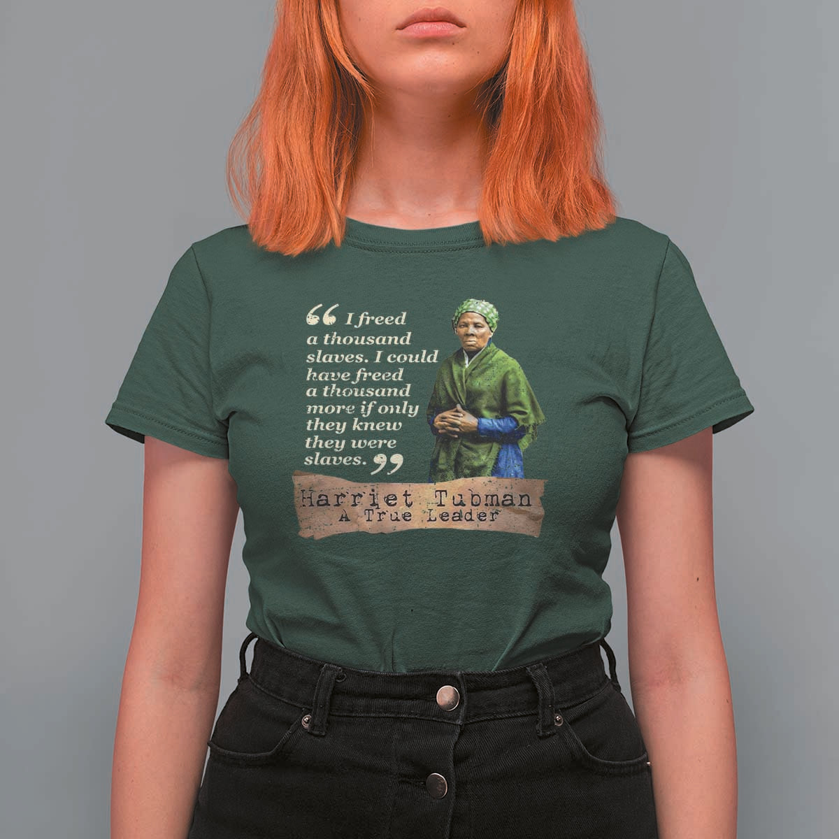 Harriet Tubman T Shirt For Women If Only They Knew They Were Slaves Black History