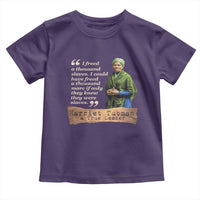 Harriet Tubman Toddler T Shirt If Only They Knew They Were Slaves Black History