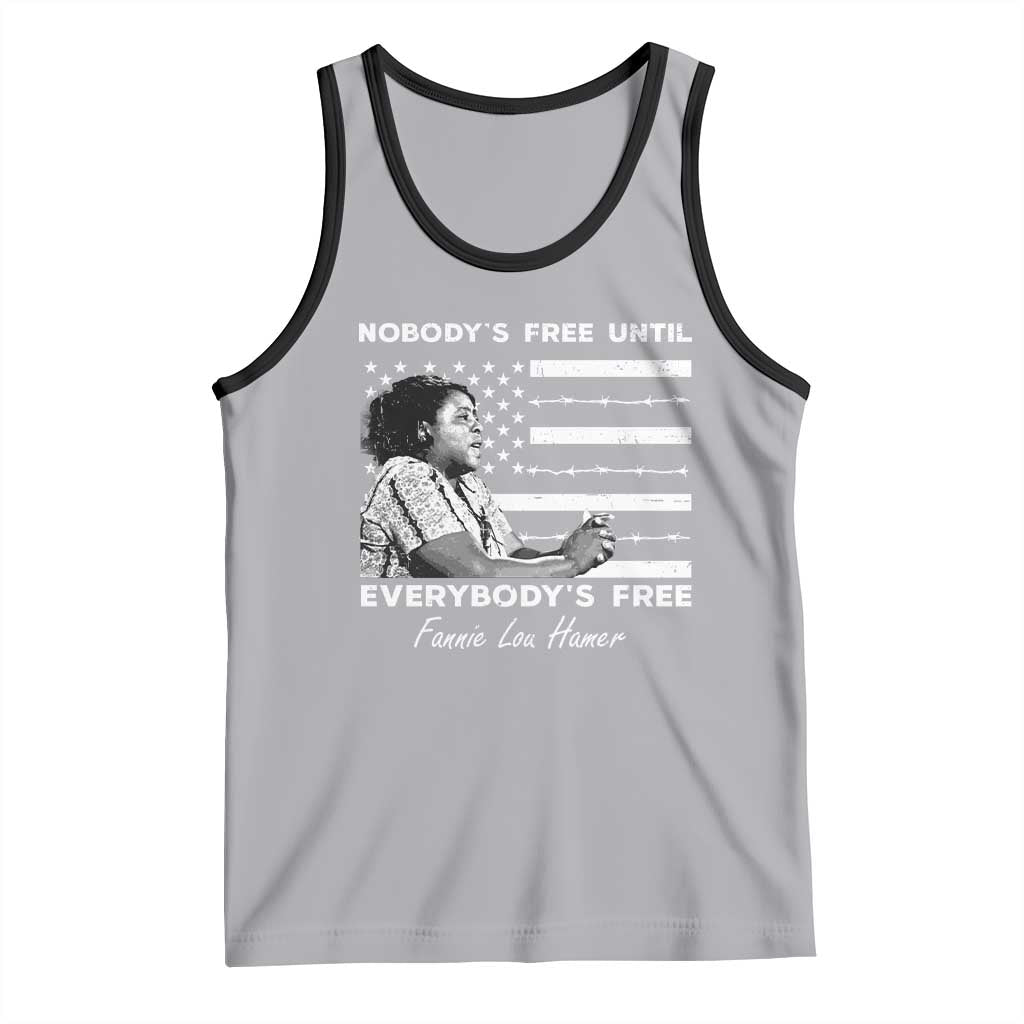 Fannie Lou Hamer Tank Top Nobody's Free Until Everybody's Free Black History