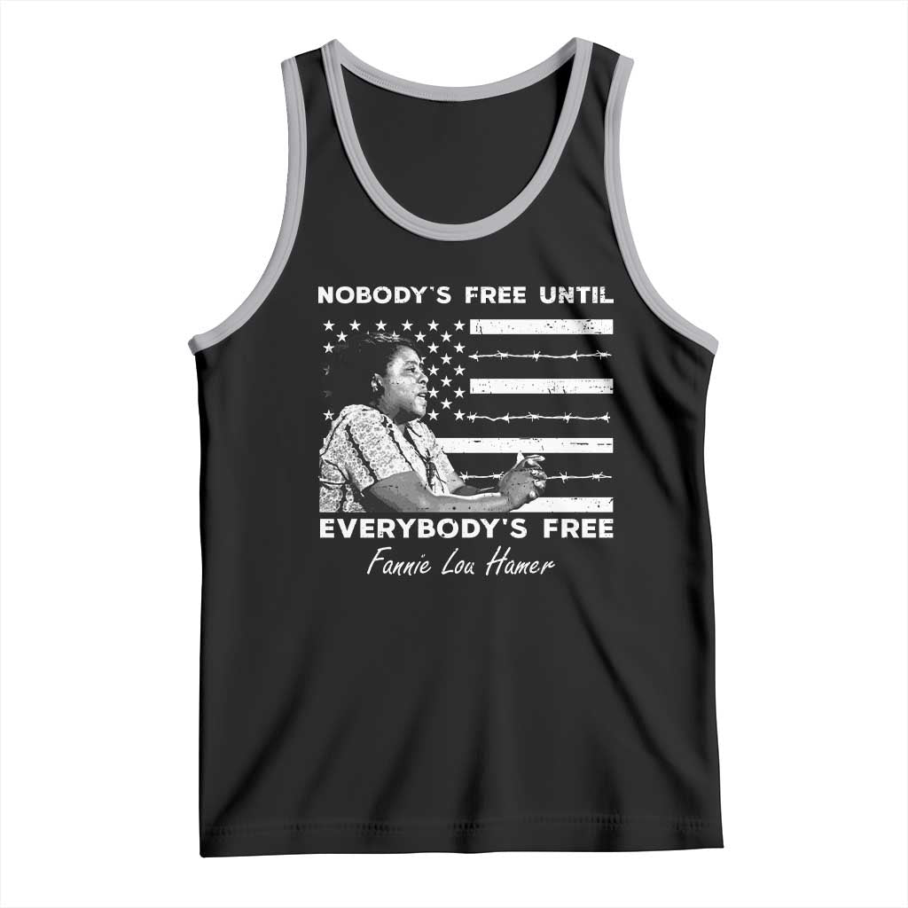 Fannie Lou Hamer Tank Top Nobody's Free Until Everybody's Free Black History
