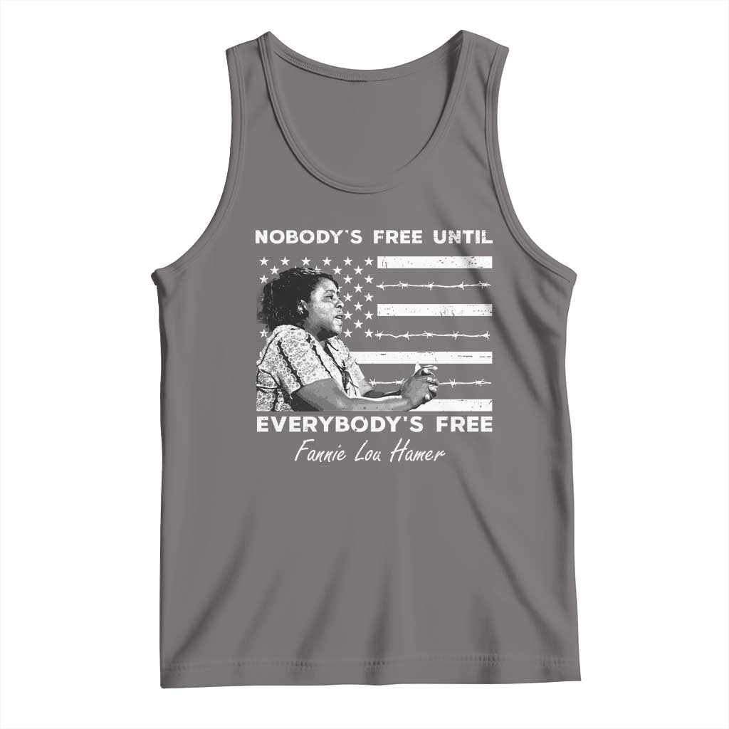 Fannie Lou Hamer Tank Top Nobody's Free Until Everybody's Free Black History