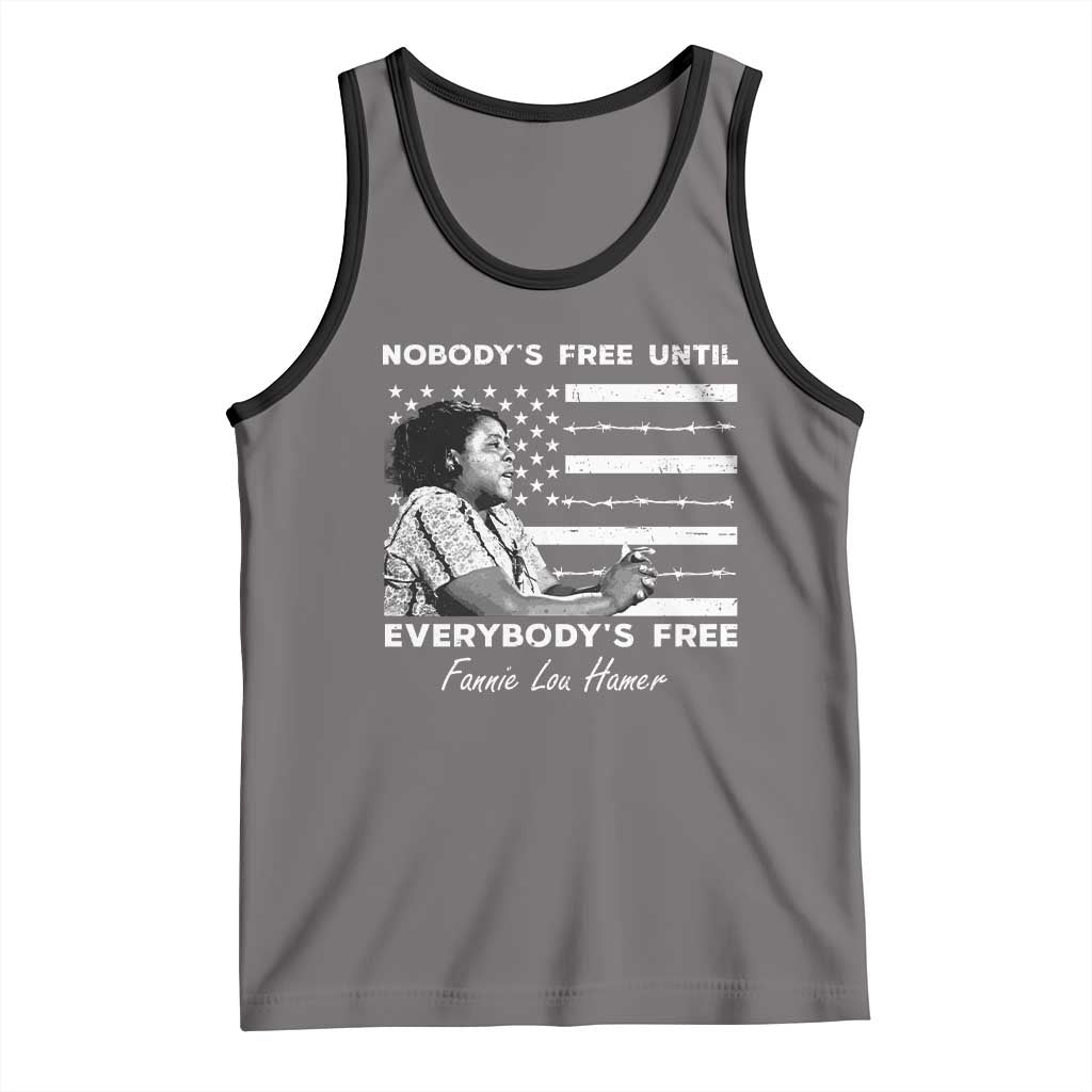 Fannie Lou Hamer Tank Top Nobody's Free Until Everybody's Free Black History